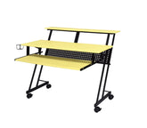 Suitor Yellow & Black Music Desk Model 92904 By ACME Furniture